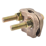 TG-AB21 - Conector de Varilla a Cable / Varilla 3/4" / Cable 2/0 AWG a 350 Kcmil / Tubería 3/8" a 3/4" / Bronce de Alta Conductividad