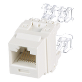 NK688MIW - Jack Keystone / Cat 6 Clase E / Terminación 110 / RJ45 / 1 Puerto / Blanco Mate