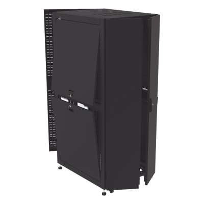 LP-80100-42UR2 - Gabinete Rack 19" / 42UR / 800 x 1000 mm / Acero / Carga 1268 kg / Puerta con Cristal Templado