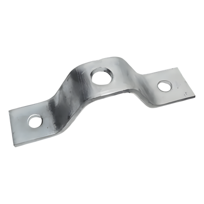 ANC-MU38 - Soporte Clip U para Barra Roscada / 3/8" (9.5 mm) / Carga 500 kg / Acero Galvanizado / Ajuste de Altura