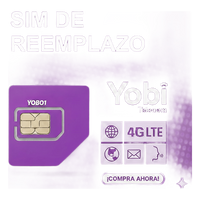 SIMYOBIREM - SIM de Reemplazo / 2G 3G 4G / Activación Automática / APN Configurable / Cobertura Nacional