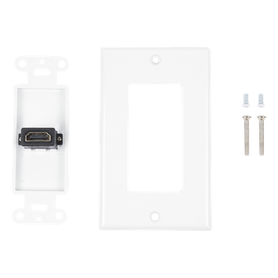 LP-FP-90 - Placa de Pared / 1 Puerto HDMI Hembra-Hembra / Montaje Vertical / 70 x 115 mm / 2.75' x 4.52'