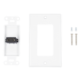 LP-FP-90 - Placa de Pared / 1 Puerto HDMI Hembra-Hembra / Montaje Vertical / 70 x 115 mm / 2.75' x 4.52'