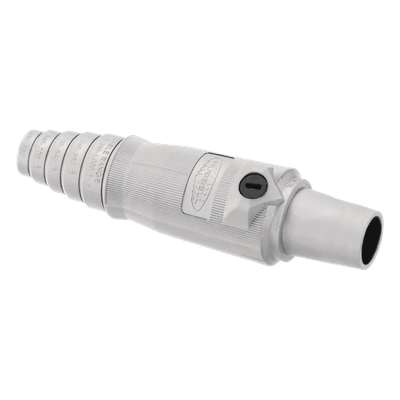 HUB-HBL-400-FW - Conector Hembra Unipolar / 400 A / 600 V CA / 250 V CC / Grado Industrial / UL 3R, 4X, 12 / 2/0 a 4/0 AWG / Blanco