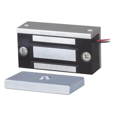 E-941SA-80Q - Chapa Magnética / 36 kg (80 lbs) / 12~24 VDC / Miniatura 70x31x19 mm / Protección MOV / Sin Magnetismo Residual / Montaje Completo