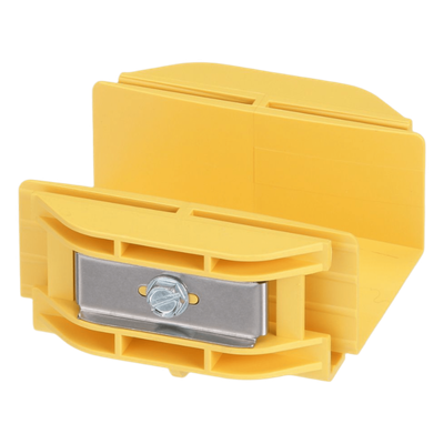 FBC2X2LYL - Acoplador para Canaleta / 2 x 2 pulgadas (50.8 x 50.8 mm) / Sin Herramientas / ABS Resistente / 41.6 mm de Altura / Color Amarillo