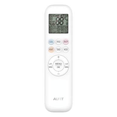 L201E - Control remoto para minisplit / 27 teclas / 3.0 V / 170x52x18 mm / 0°C a 40°C