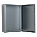 ASR0808030 - Gabinete Industrial IP66 / Acero Inoxidable 304L / 800x800x300 mm / Cerradura Doble / Puerta 130° / Placa Montaje 2 mm