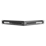 TMPNLZA2401 - Patch Panel / 24 Puertos Modulares / Diseño Angulado / Blindado / 1UR / 19"