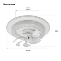 JWJ JLV-02(8) ventilador Blanco