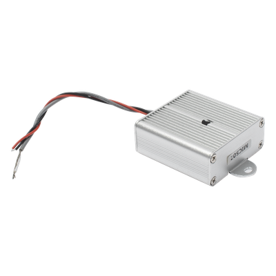 MIC502 - Micrófono Omnidireccional / Cobertura 10-100 m² / Cancelación de Ruido / Alta Fidelidad / Protección de Polaridad / Diseño Compacto