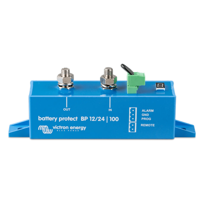 BP100A - Protector de Baterías / 12-24 V Auto-detección / 100 A / Desconexión por Bajo Voltaje / Protección Sobretensión / Consumo 1.5 mA