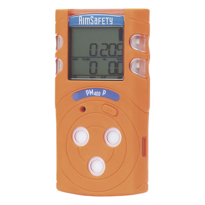 PM400-P - Monitor Personal Multi Gas / Detección 4 Gases O2-H2S-CO-LEL / Sensor Pellistor / IP67 / Batería 60 Días