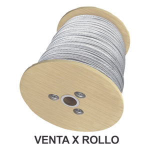 S-RET-635CAM/1500 - Cable de Retenida de Alta Resistencia / 1/4" / 7 Hilos Trenzados / Carga a Ruptura 2154 kg (4750 lb) / Carrete 1500 m (4921.3 ft) / Galvanizado Clase A