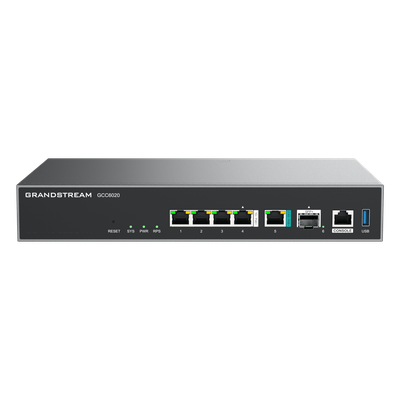 GCC6020 - GCC6020, Dispositivo 4 en 1, Conmutador IP, Firewall, Ruteador VPN y Switch, 4xGEth, 1x2.5GEth, 5xPoE, 1xSFP+, 1 USB, 1xConsola