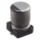 1189-2455-1-ND - Capacitor Electrolítico de Aluminio tipo SMD de 10uF, 35V, 20%, 5 x 6.1 mm.