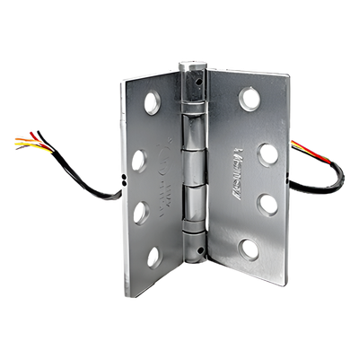 9520 - Bisagra Pasa Cables / 6 Conductores / 24V CC/CA 3A / Acero Inoxidable 4x4 pulgadas / 800,000 Ciclos / UL Incendios