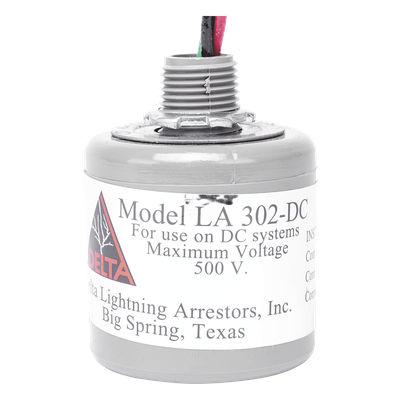 LA302DC - Protector de Descargas Atmosféricas / Sistemas Fotovoltaicos / 0-500 Vcc / Tiempo de Respuesta 5 ns / Instalación Externa