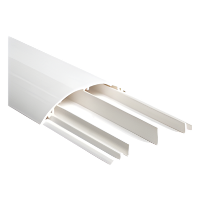 DMC-4FT - Ducto Media Caña / PVC Autoextinguible / 90.5 x 19.7 x 1220 mm / Área Interna 511.68 mm² / -20°C a +85°C / NOM-001-SEDE-2005