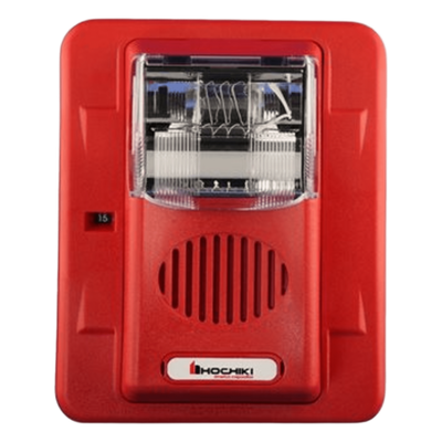 HEC3-24WR - Sirena Estrobo / 24 Vcd / Multi-Candela 15-110 cd / Montaje en Pared / 100 dB / 3 Tonos Seleccionables