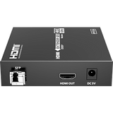 TT-473-FIBER-RX - Receptor HDMI sobre IP | 4K60Hz | Fibra Óptica 40 km (24.85 mi) | 18 Gbps | HDMI 2.0 | HDCP 1.4/2.2 | IR | Protección ESD