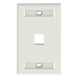NK1FIWY - Placa de Pared Vertical / 1 Puerto Keystone / 69.8 x 114.3 mm / Blanco Mate