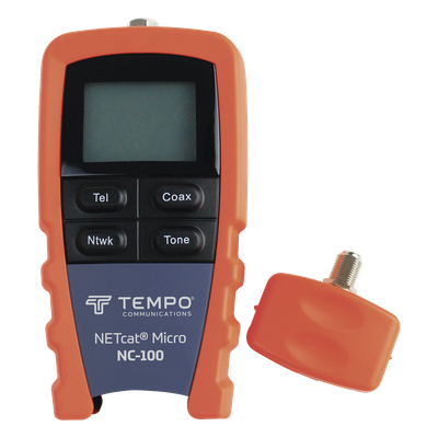 NC-100 - Probador de Cable / UTP STP Coaxial / Detección de Fallas / Control Remoto / Tono Digital / TIA/EIA LAN