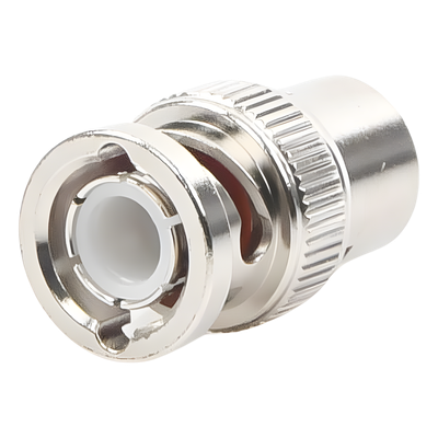RFB-1100-2 - Conector BNC Macho / Rosca / Compatibilidad RG-58/U, RG-142/U, LP-142 / Cuerpo Níquel / Contacto Oro / Aislante Delrin