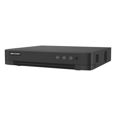 DS-7204HGHI-M1/T - DVR Pentahíbrido / 4 Canales TurboHD + 1 Canal IP / 2 Megapixel (1080p) Lite / AcuSense Lite / Audio Bidireccional Coaxitron / H.265+ / 1 Bahía HDD 4 TB
