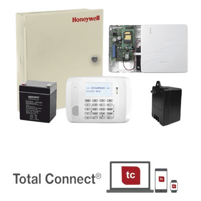 VISTA48RFIGSMSS - Kit de alarma / Panel Vista-48LA / Comunicador dual IP + celular / AlarmNet / Total Connect