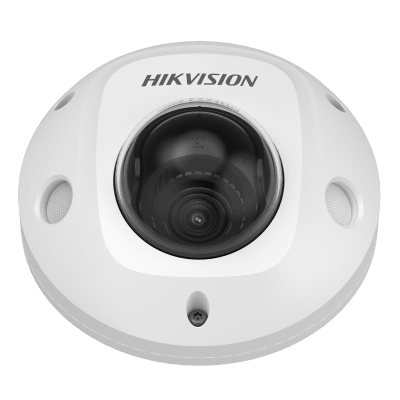 DS-2XM6726G1-ID(2MM) - Cámara Domo IP Móvil / 2 Megapixel / WDR 120 dB / IR 30 m (98.4 ft) / Gran Angular 132° / IP67 / IK10 / PoE