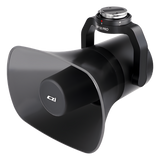 MP130PRO - Altavoz de Largo Alcance para Drones / 130 dB / Alcance 700 m (2296.6 ft) / Luz de Advertencia Multicolor / Transmisión en Vivo y TTS / Compatible DJI Matrice M300/M350/M400