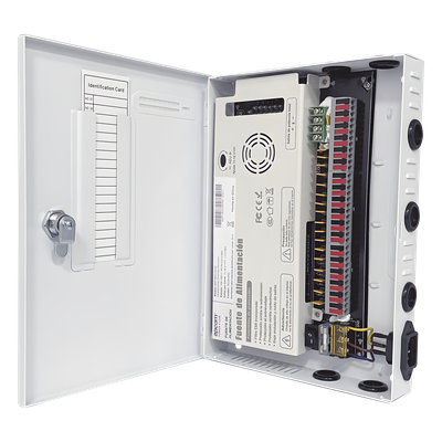 NXP18DC20HD - Fuente de Alimentación / 18 Canales / 20 A / 11-15 VCC / 250 W / Filtro de Ruido por Canal / Doble Ventilador