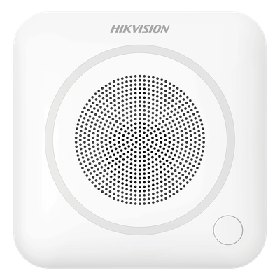 DS-PS403I-WB - Sirena Inalámbrica Interior / 105 dB / Audio Intercom 85 dB / LED de Alerta / 433 MHz / Alcance 800 m (2624.7 ft) / Cifrado AES-128