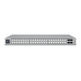 USW-PRO-MAX-48 - Switch Administrable Capa 3 / 48 Puertos RJ45 (16 × 2.5 GbE + 32 × 1 GbE) / 4 Puertos SFP+ 10G / Capacidad 224 Gbps / Pantalla LCD Táctil 1.3" / Etherlighting™ / RPS DC