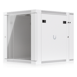 UACC-RACK-12U-WALL-SW-G - Gabinete Rack 12U / 600x703 mm / Puerta Vidrio Templado / Puerta Trasera Abatible / Paneles Laterales con Llave / Acero SPCC 1.2 mm