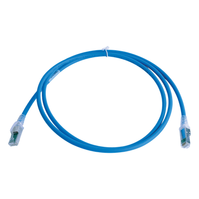 ZM6A-S05-06B - Patch Cord / Cat6A S/FTP / CM/LS0H / 1.52 m (5 ft) / Alta Densidad / Azul