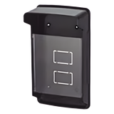 JY-003-B - Carcasa Protectora Universal Color Negro con Tapadera de Acrílico / Medidas 245 × 143 × 83 mm / Compatible con Múltiples Modelos de Control de Acceso