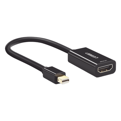 40360 - Ugreen 40360 adaptador de cable de vídeo 0,25 m Mini DisplayPort HDMI Negro