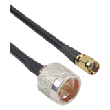 SN240KSMAI60 - Jumper de 60cm con Cable LP240 y conectores N Macho y SMA Macho Inverso.