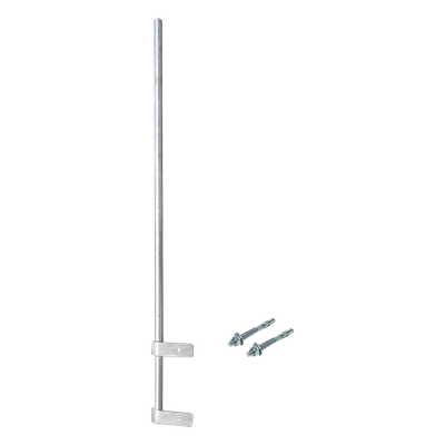 SMRP-150-CF - Mástil de Pared / 1.5 m (4.9 ft) / Diámetro 1-1/4' / Calibre 14 / Acero A-36 Galvanizado / Fijación Soldada