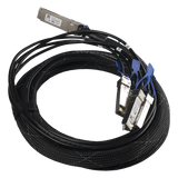 XQ+BC0003-XS+ - Mikrotik XQ+BC0003-XS+ Cable de fibra óptica e InfiniBand 3 m QSFP28 4x SFP28 Negro, Cromo