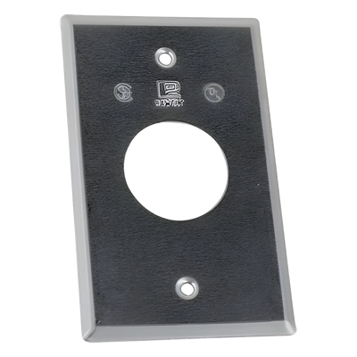 TR-0425 - Tapa rectangular / Aluminio / 35.23 mm diámetro / RR / Intemperie / 1.02 mm espesor