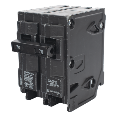 Q270 - Interruptor Automático Enchufable / 2 Polos / 70 A / 120/240 V AC / 10 kAIC / Tipo QP