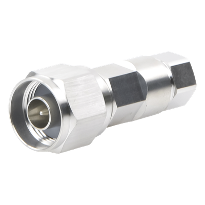 F1TNM-HC - Conector Coaxial N Macho / Estilo Derecho / 50 Ohm / 0-18000 MHz / 565 Vrms / Blindaje -110 dB / Para Cable FSJ1-50A