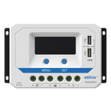 VS-3048-AU - Controlador Solar PWM / 30A / 12/24/36/48V Auto / Tierra Positivo Común / Doble USB 2.4A / Pantalla LCD