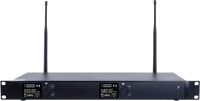 Epcom Proaudio Receptor Inalámbrico Dual Canal / U-Band Digital / 4 Bandas 470-830 MHz EP-592U