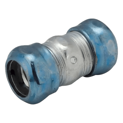 HUB-2925RT - Conector de Compresión Hermético / Acero Galvanizado / Pared Delgada 1 1/4" / 1.89" x 3.307" (48 x 83.99 mm) / Ambientes Húmedos