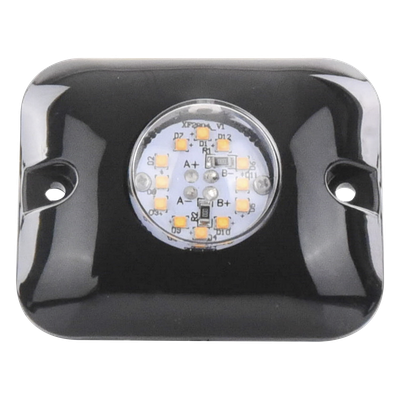 X121W - Luz Oculta LED / 12 LED Gen III / 12 Patrones / 10-24 VCC / 3.2x1.8 cm (1.26x0.71 in) / Montaje Permanente