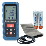DDF05-80 - Medidor Láser de Distancia / Rango 0.1 – 80 m (328 ft) / Precisión ±(2 + 5×10⁻⁵d) mm / 8 Modos de Medición / Memoria 30 Registros / USB-C